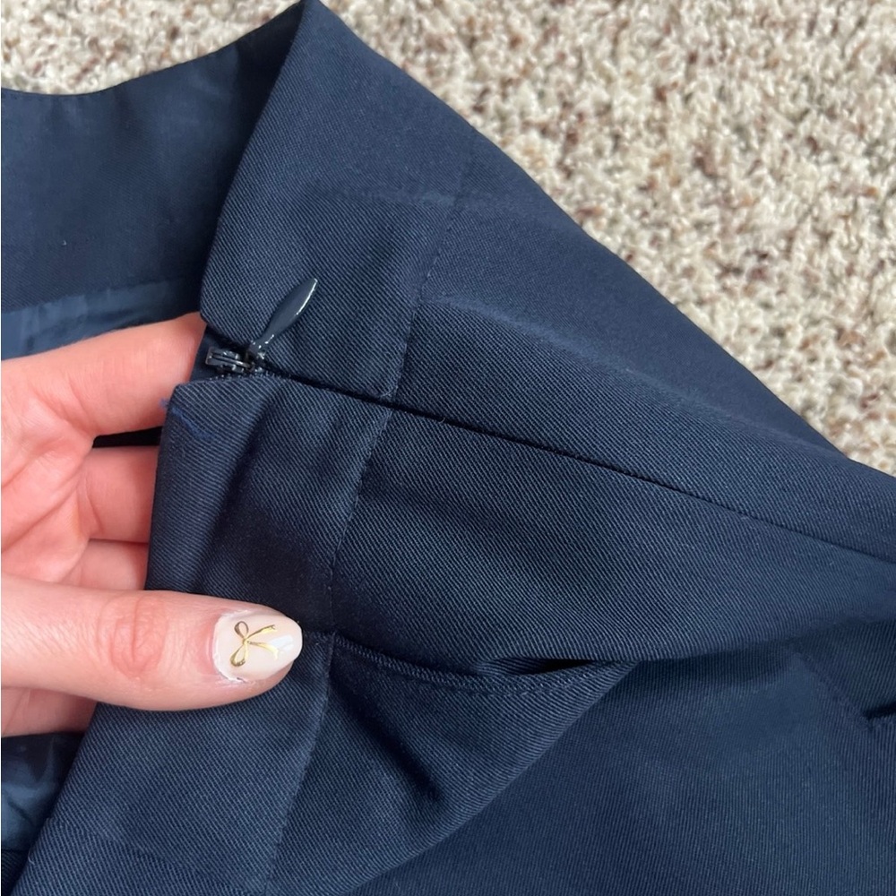 Talbots Stretch Wool Dress Pants Lot of 3 Size 14 Brown Gray Navy Blue - Picture 7 of 11